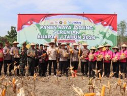 Dukung Swasembada Pangan Nasional, Polres Rembang Gelar Panen Raya Jagung Serentak Kuartal IV