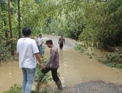 Banjir Maguan Mulai Surut, Antar Desa Kini Kembali Bisa Dilalui Kendaraan