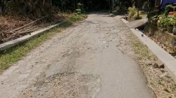 Wajah Desa Maguan Dipoles Taman, Namun Jalan Penghubung Maguan-Meteseh Masih ‘Babak Belur’