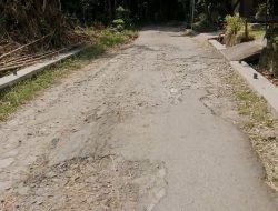 Wajah Desa Maguan Dipoles Taman, Namun Jalan Penghubung Maguan-Meteseh Masih ‘Babak Belur’