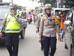 Wujudkan Polri Presisi, Kasatlantas Polres Rembang Tampilkan Sisi Humanis di Tengah Sosialisasi Operasi Keselamatan Candi 2026