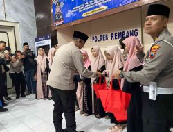 Perkuat Sinergitas dan Kepedulian, Polres Rembang Gelar Buka Bersama Insan Pers serta Santunan Anak Yatim