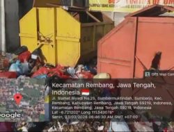 Kesadaran Warga Minim, Sampah Meluber di Luar Kontainer Jl. Slamet Riyadi Rembang