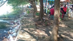 Di Balik Revitalisasi Taman Kartini Rembang, Masih Terselip Sampah yang Berserakan