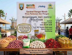 Dapatkan Doorprize  Hari Kartini 2026,Gerakan Pangan Murah di Pantai Kartini Rembang