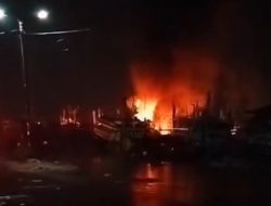 Baru Selesai Diperbaiki, KM Wahyu Mina Barokah Ludes Terbakar di Pelabuhan Tasikagung Rembang