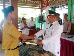Apa Pesan Pemdes dan Dinpermades Saat Pelantikan Kasi Kesra Desa Sumber?