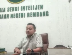 KEJAKSAAN NEGERI REMBANG RAMPUNGKAN PEMBERKASAN KASUS DUGAAN KORUPSI TIK, TERSANGKA BELUM DITAHAN KARENA KOOPERATIF