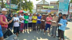 Picu Senyum di Jalanan, LP3 Salurkan Paket Sembako untuk Puluhan Tukang Becak Rembang