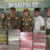 Tim Gabungan Amankan 25.200 Batang Rokok Ilegal dalam Operasi di Kecamatan Sulang