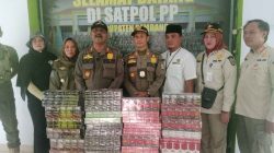 Tim Gabungan Amankan 25.200 Batang Rokok Ilegal dalam Operasi di Kecamatan Sulang