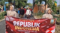 Dirgahayu HUT RI Ke 81, Warga Terjan Rembang Karnaval Keliling Desa