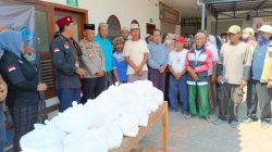 LP3 Rembang Salurkan Puluhan Paket Bansos Untuk Warga Lasem, Kapolsek Beri Apresiasi